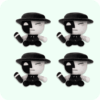 Artful Plush Die of Death 4PCS